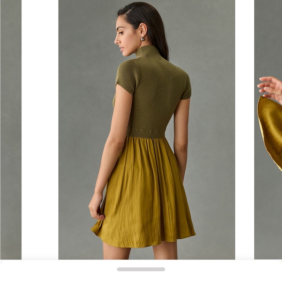 Anthropologie Thea Twofer Mini Dress XSP - Picture 3 of 12